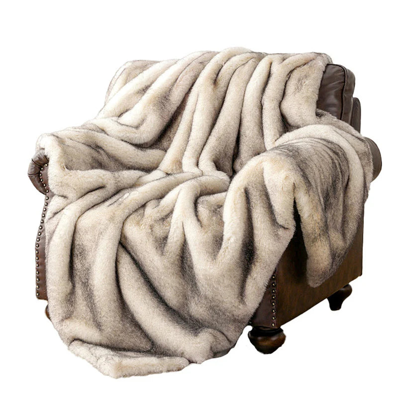 Cozy Winter Plush Fleece Blanket